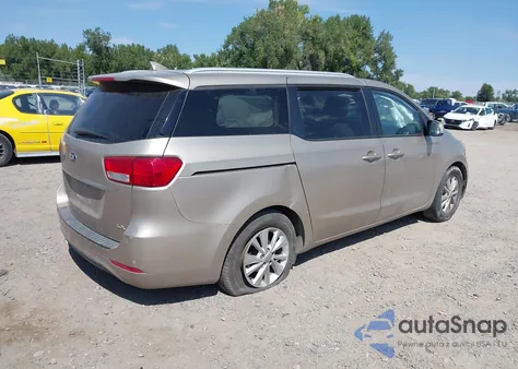 2015 Kia Sedona Lx из США, поврежденный, VIN KNDMB5C18F6032049
